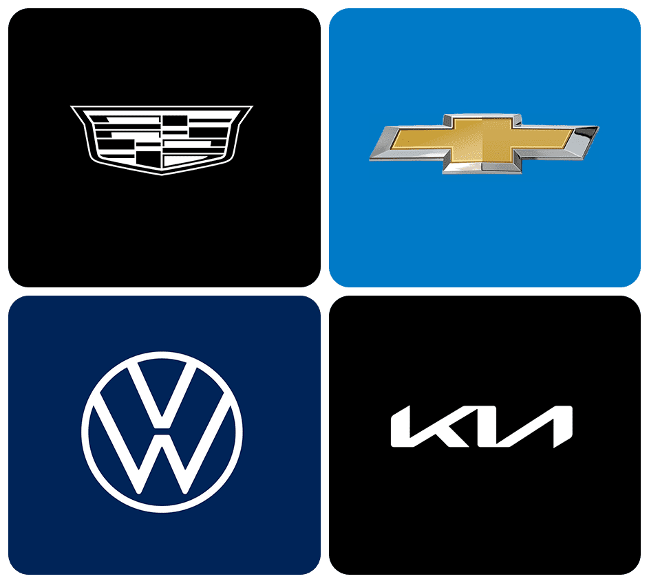 Four different types of logos.