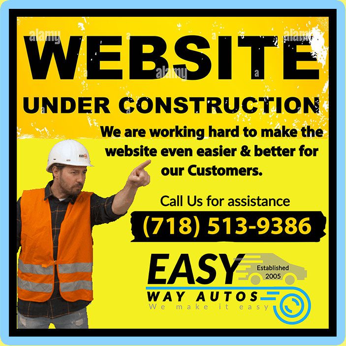 Easy way autos website under construction.