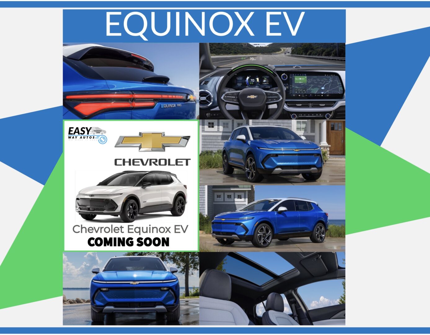 Chevrolet equinox ev coming soon.