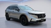 Silver Honda crossover SUV in clean studio