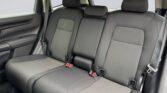 Rear car seats with three headrests