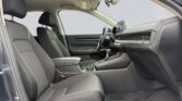 Car front interior with dashboard and seats