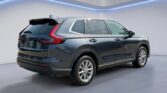 Dark gray SUV rear three-quarter studio shot