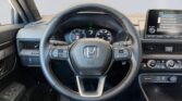Honda steering wheel and dashboard view