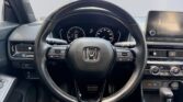 Honda steering wheel and dashboard interior