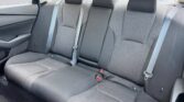 Rear car seats with seatbelts and headrests