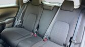 Rear car seats with seatbelts and headrests