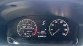 Digital car dashboard with speedometer and gauges