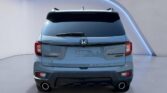 Rear view of gray Honda Passport SUV