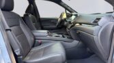 Modern car front interior with leather seats