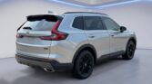 Silver Honda CR-V rear three-quarter view