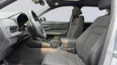 Modern car interior, front seats and dashboard