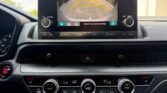 Car dashboard with backup camera display