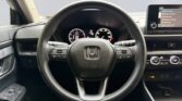Car interior with Honda steering wheel