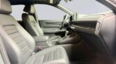 Modern car interior with front leather seats