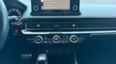Car center console with screen and shifter