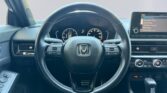 Honda steering wheel and dashboard view