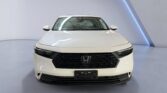 Front view of white Honda sedan