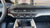 Car dashboard and center console with screen