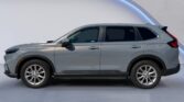 Gray SUV side profile on studio backdrop