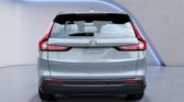 Silver Honda CR-V rear view