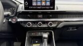 Modern car center console with touchscreen display