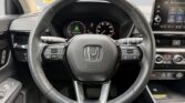 Honda steering wheel and dashboard interior