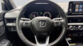 Honda steering wheel and dashboard interior