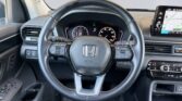 Honda steering wheel and dashboard interior