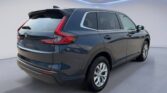 Dark blue Honda CR-V rear three-quarter view