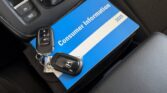 Honda key fob on 2025 consumer booklet