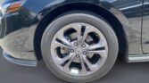 Black Honda front alloy wheel and tire